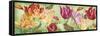 JP3025-Tulip Garden-Jean Plout-Framed Stretched Canvas