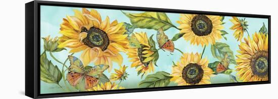 JP3027-C-Sunflower Garden-Jean Plout-Framed Stretched Canvas