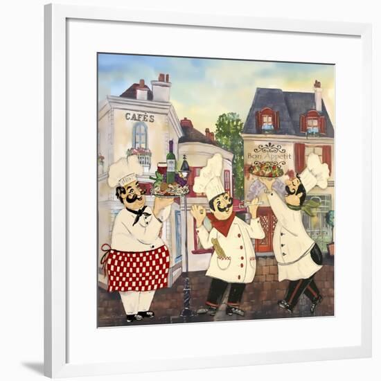 JP3042-Italian Chefs-Jean Plout-Framed Giclee Print