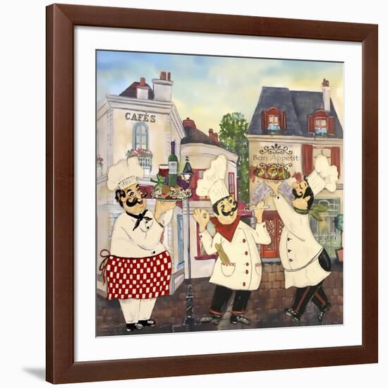 JP3042-Italian Chefs-Jean Plout-Framed Giclee Print