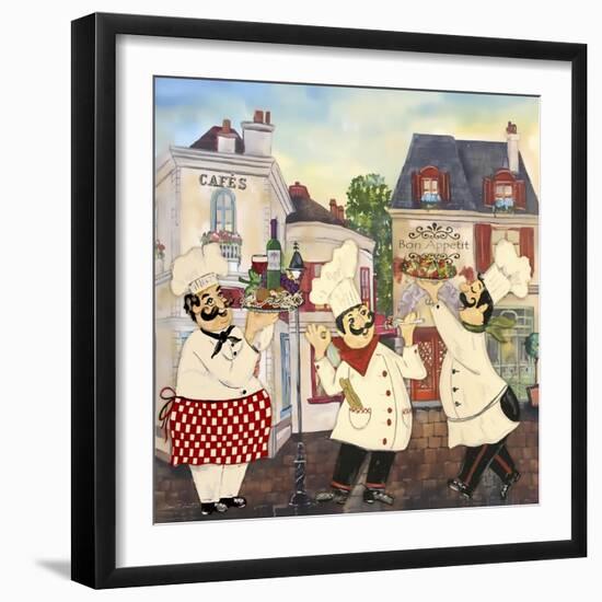 JP3042-Italian Chefs-Jean Plout-Framed Giclee Print