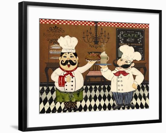 JP3047-Italian Chefs-C-Jean Plout-Framed Giclee Print