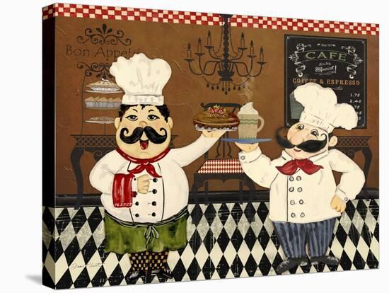 JP3047-Italian Chefs-C-Jean Plout-Stretched Canvas
