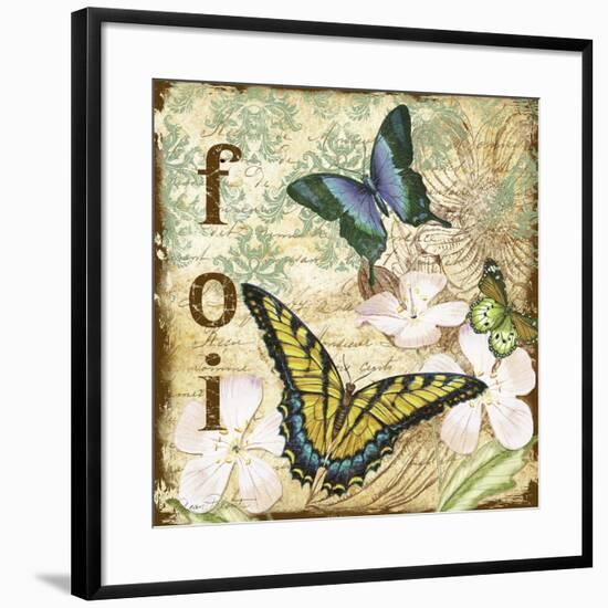 JP3077-Inspirational Butterflies-Jean Plout-Framed Giclee Print