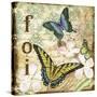 JP3077-Inspirational Butterflies-Jean Plout-Stretched Canvas