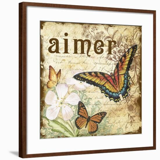 JP3079-Inspirational Butterflies-Jean Plout-Framed Giclee Print