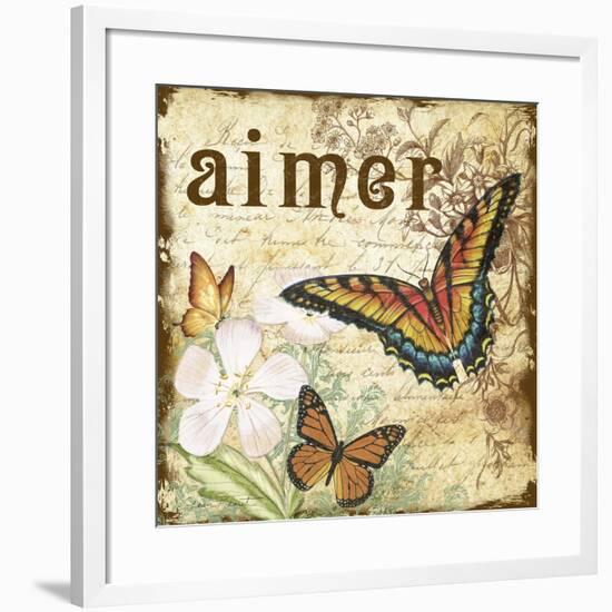 JP3079-Inspirational Butterflies-Jean Plout-Framed Giclee Print