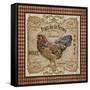 JP3088-Old World Poule-Jean Plout-Framed Stretched Canvas