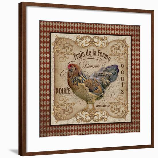 JP3088-Old World Poule-Jean Plout-Framed Giclee Print