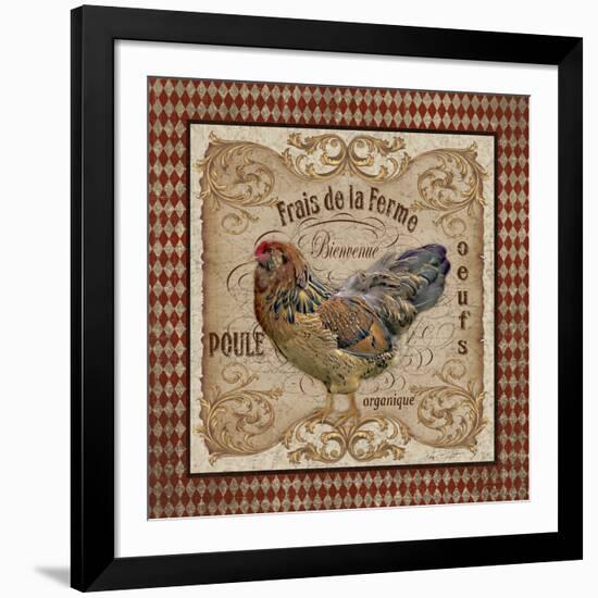 JP3088-Old World Poule-Jean Plout-Framed Giclee Print