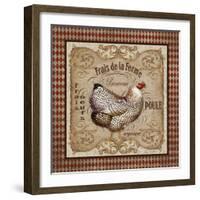 JP3089-Old World Poule-Jean Plout-Framed Giclee Print