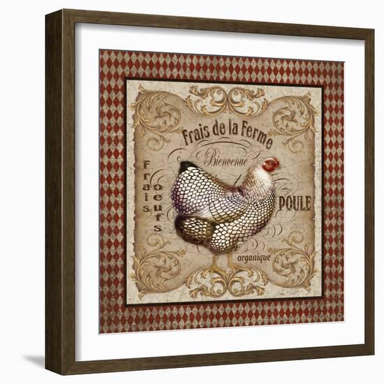 JP3089-Old World Poule-Jean Plout-Framed Giclee Print