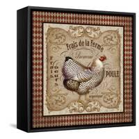 JP3089-Old World Poule-Jean Plout-Framed Stretched Canvas