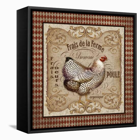 JP3089-Old World Poule-Jean Plout-Framed Stretched Canvas