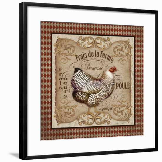 JP3089-Old World Poule-Jean Plout-Framed Giclee Print