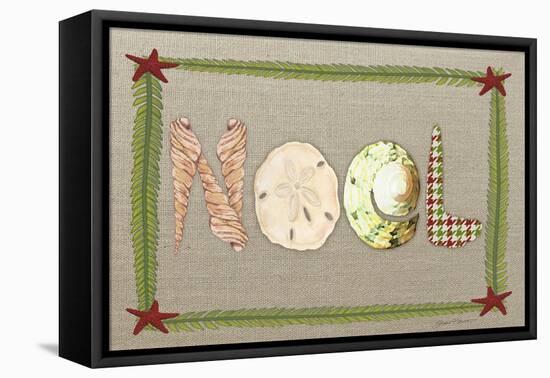 JP3174-Beachy Christmas-Noel-Jean Plout-Framed Stretched Canvas