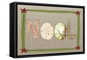 JP3174-Beachy Christmas-Noel-Jean Plout-Framed Stretched Canvas