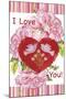 JP3189-I Love You-Jean Plout-Mounted Giclee Print
