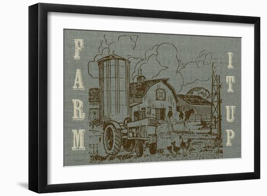 JP3236-Farm Life-Jean Plout-Framed Giclee Print