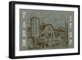 JP3236-Farm Life-Jean Plout-Framed Giclee Print