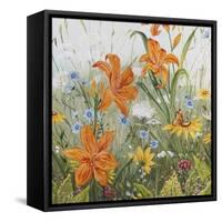 JP3252-Wildflowers-Jean Plout-Framed Stretched Canvas