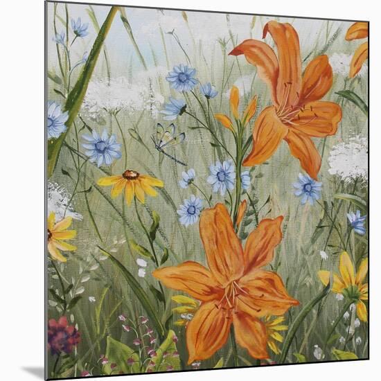 JP3255-Wildflowers-Jean Plout-Mounted Giclee Print