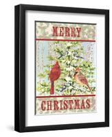 JP3304-Christmas Birds-Jean Plout-Framed Premium Giclee Print