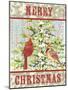 JP3304-Christmas Birds-Jean Plout-Mounted Giclee Print