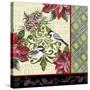 JP3310-Chickadee Holiday-Jean Plout-Stretched Canvas