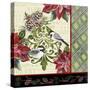 JP3310-Chickadee Holiday-Jean Plout-Stretched Canvas