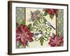 JP3312-Chickadee Holiday-Jean Plout-Framed Giclee Print