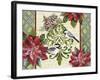 JP3312-Chickadee Holiday-Jean Plout-Framed Giclee Print