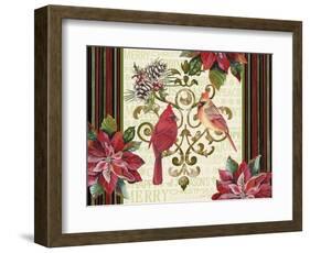 JP3318-Holiday Cardinals-Jean Plout-Framed Giclee Print