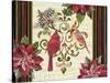 JP3318-Holiday Cardinals-Jean Plout-Stretched Canvas