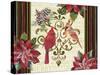 JP3318-Holiday Cardinals-Jean Plout-Stretched Canvas