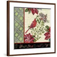 JP3321-Holiday Cardinalst-Jean Plout-Framed Giclee Print