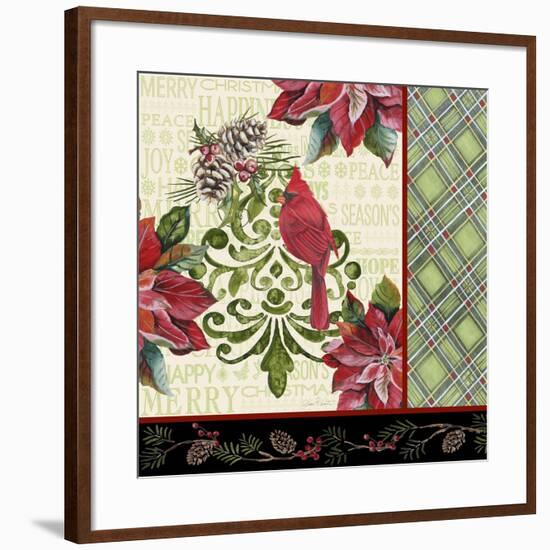 JP3322-Holiday Cardinals-Jean Plout-Framed Giclee Print