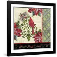 JP3322-Holiday Cardinals-Jean Plout-Framed Giclee Print