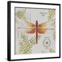 JP3419-Botanical Dragonfly-Jean Plout-Framed Giclee Print