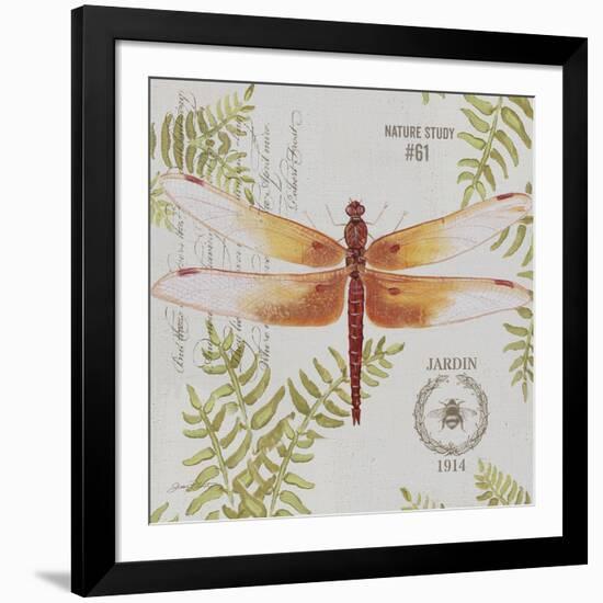 JP3419-Botanical Dragonfly-Jean Plout-Framed Giclee Print