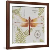 JP3419-Botanical Dragonfly-Jean Plout-Framed Giclee Print