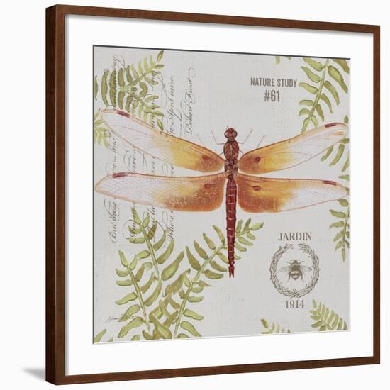 JP3419-Botanical Dragonfly-Jean Plout-Framed Giclee Print