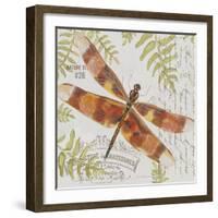 JP3420-Botanical Dragonfly-Jean Plout-Framed Giclee Print