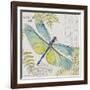 JP3423-B-Botanical Dragonfly-Jean Plout-Framed Giclee Print