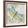 JP3423-B-Botanical Dragonfly-Jean Plout-Framed Giclee Print