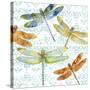 JP3434-Dragonfly Bliss-Jean Plout-Stretched Canvas
