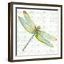 JP3436-Dragonfly Bliss-Jean Plout-Framed Giclee Print