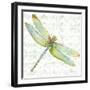 JP3436-Dragonfly Bliss-Jean Plout-Framed Giclee Print