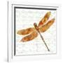 JP3437-Dragonfly Bliss-Jean Plout-Framed Giclee Print