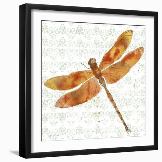 JP3437-Dragonfly Bliss-Jean Plout-Framed Giclee Print